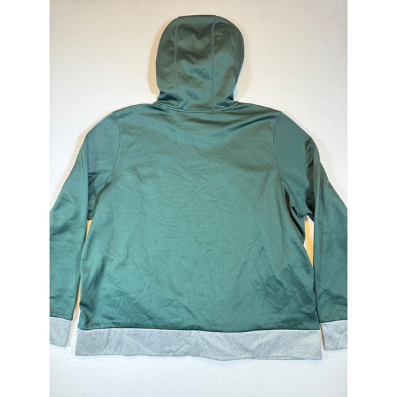Nike Dri-FIT Michigan State Spartans Hoodie Pullover XXL Green Gray - Picture 2 of 4
